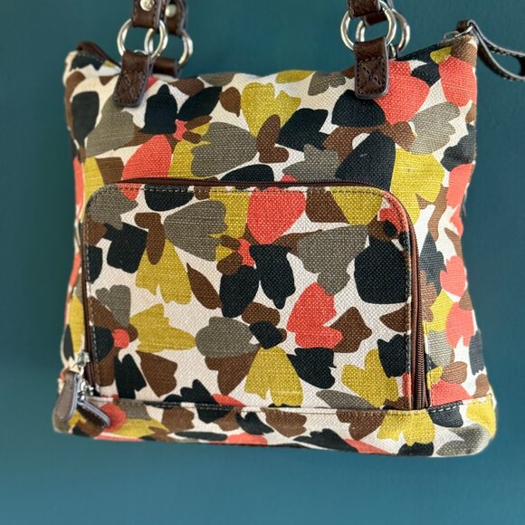 Relic by Fossil Carrie Retro Floral Satchel Bag - Picture 11 of 13